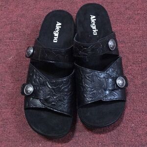 Alegria Black Women's Sandals